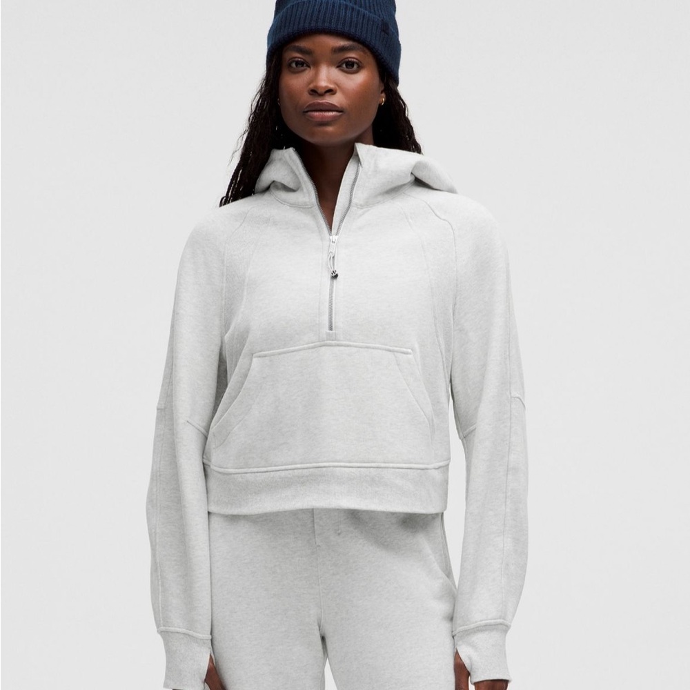 Scuba Oversized Half-Zip Hoodie